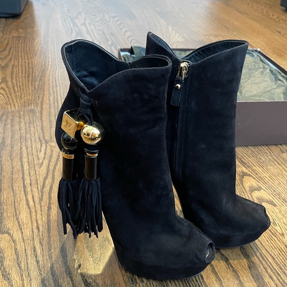 Louis Vuitton unique ankle boot 11 cm size 39.5 - Picture 6 of 9